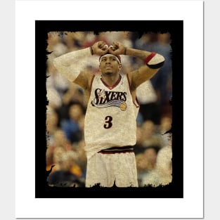 Allen Iverson in Philadelphia 76ers Posters and Art